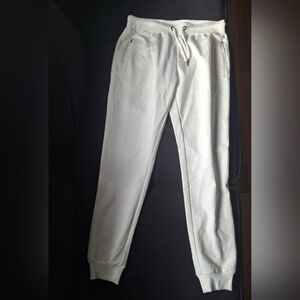Ouber Men's Cream Jogger Pants
